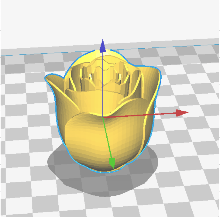 3d rose modell